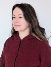 Load image into Gallery viewer, Petros Merino Wool hoodie, dark red (4th gen) - Last sale before price increase
