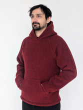 Load image into Gallery viewer, Petros Merino Wool hoodie, dark red (4th gen) - Last sale before price increase