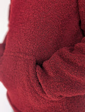 Load image into Gallery viewer, Petros Merino Wool hoodie, dark red (4th gen) - Last sale before price increase