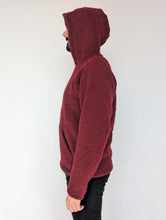 Load image into Gallery viewer, Petros Merino Wool hoodie, dark red (4th gen) - Last sale before price increase