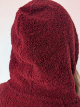 Load image into Gallery viewer, Petros Merino Wool hoodie, dark red (4th gen) - Last sale before price increase