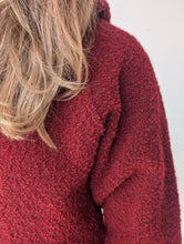 Load image into Gallery viewer, Petros Merino Wool hoodie, dark red (4th gen) - Last sale before price increase