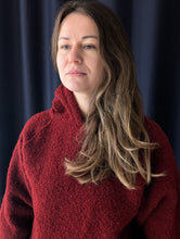 Load image into Gallery viewer, Petros Merino Wool hoodie, dark red (4th gen) - Last sale before price increase