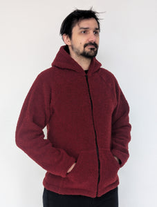 Petros Merino Wool hoodie, dark red (4th gen) - r/CampingGear SPECIAL