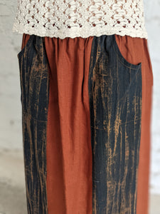 Long Linen Skirt